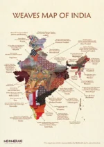 Framed Set of 4 | Maps of India - Image 2